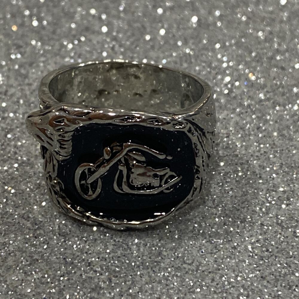 Mens Biker Stainless Steel Motorcycle Biker Fashion Ring size 12